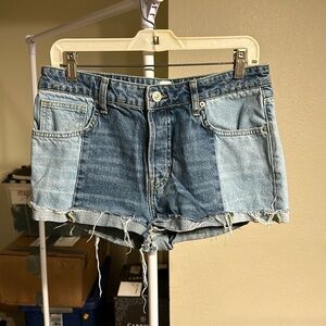 BDG Two Tone Denim Cutoff Shorts Size 29